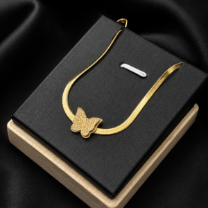 Butterfly Snake Chain Pendant