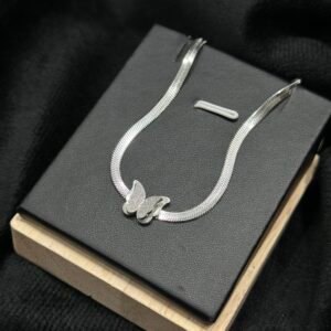 ButterFly Silver Chain Necklace