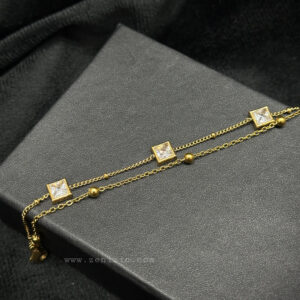 Zirconia Double Layer Bracelet