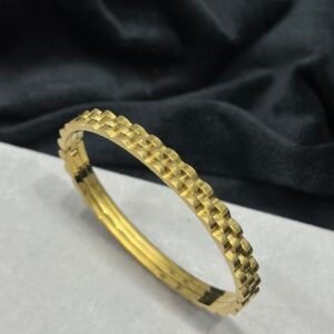 Textured Link Kada Bracelet