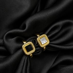 Regal Square Gemstone Ring
