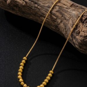 Bead Curve  Necklace