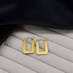Rectangular Hoop Earrings